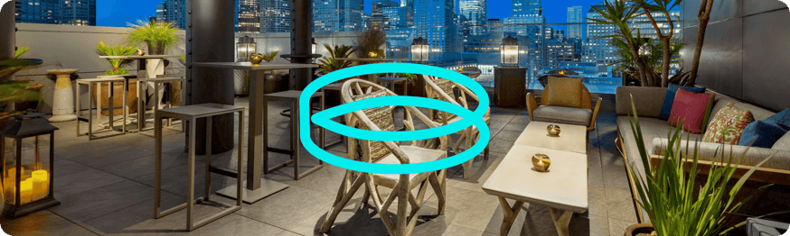 Large Thumbnail - Building Rooftop with Blend Logo